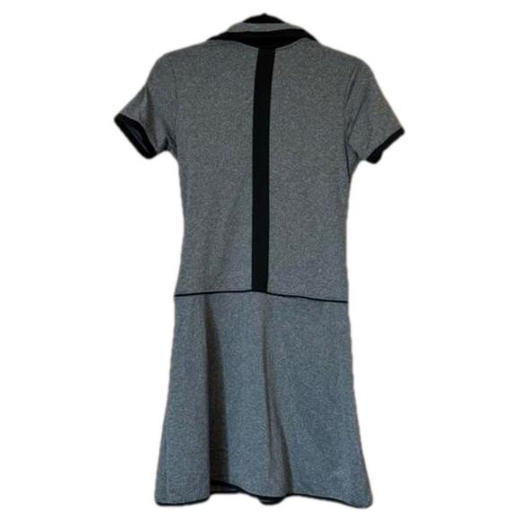 Scratch Seventy Charlotte Short Sleeve Golf Mini Athletic Dress Gray Size S - Picture 2 of 14